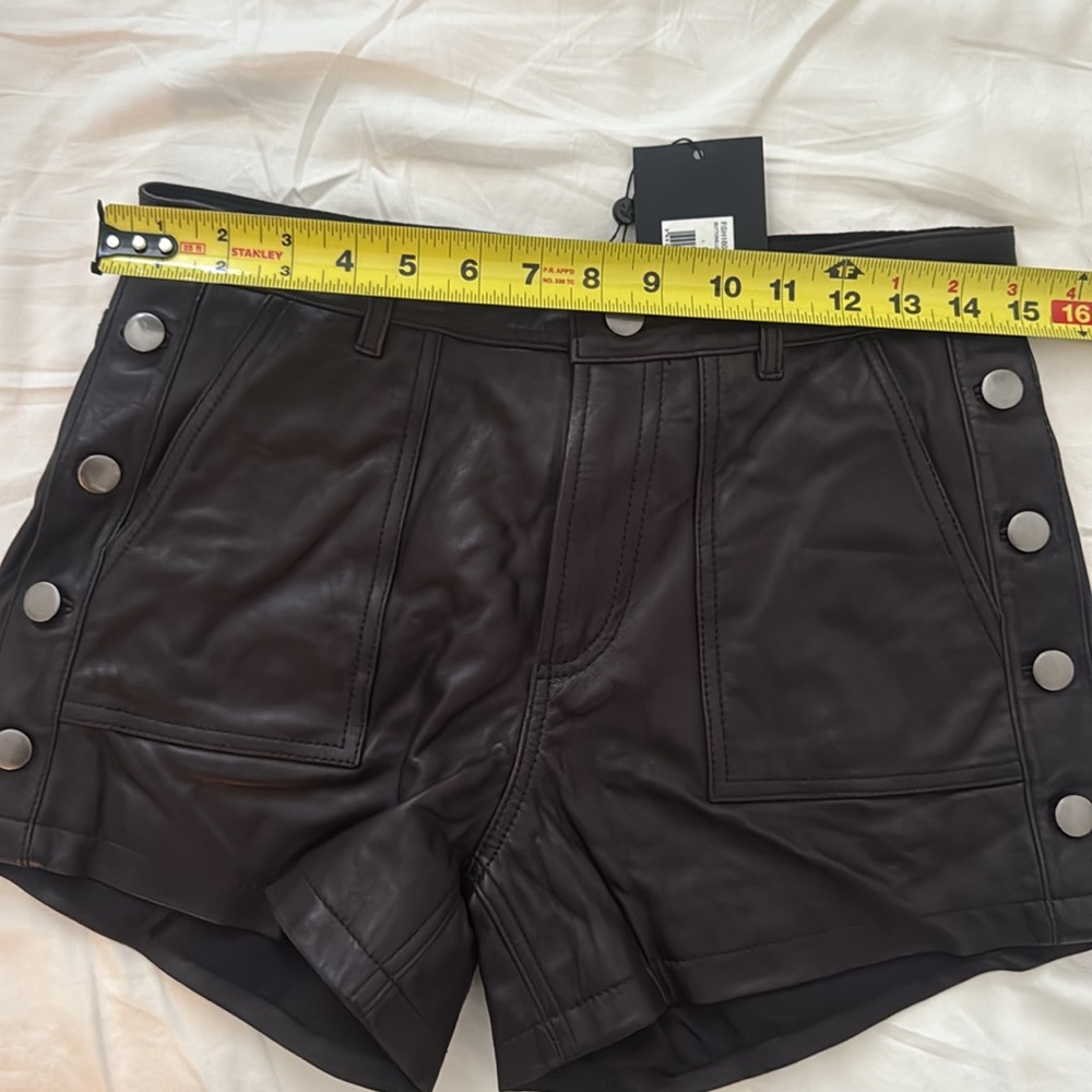 The Kooples leather shorts - Picture 6 of 9